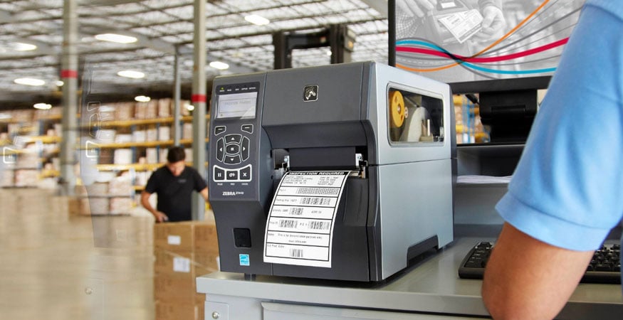 Thermal printer in shipping environment