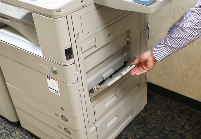printer bypass tray