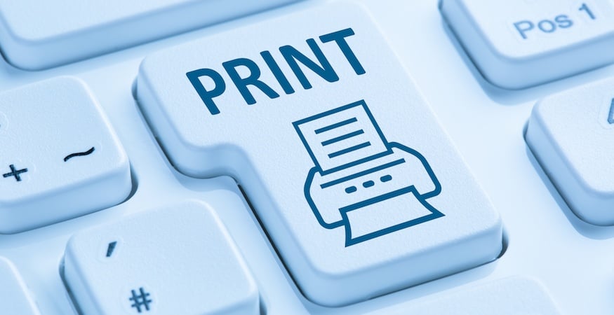 print button