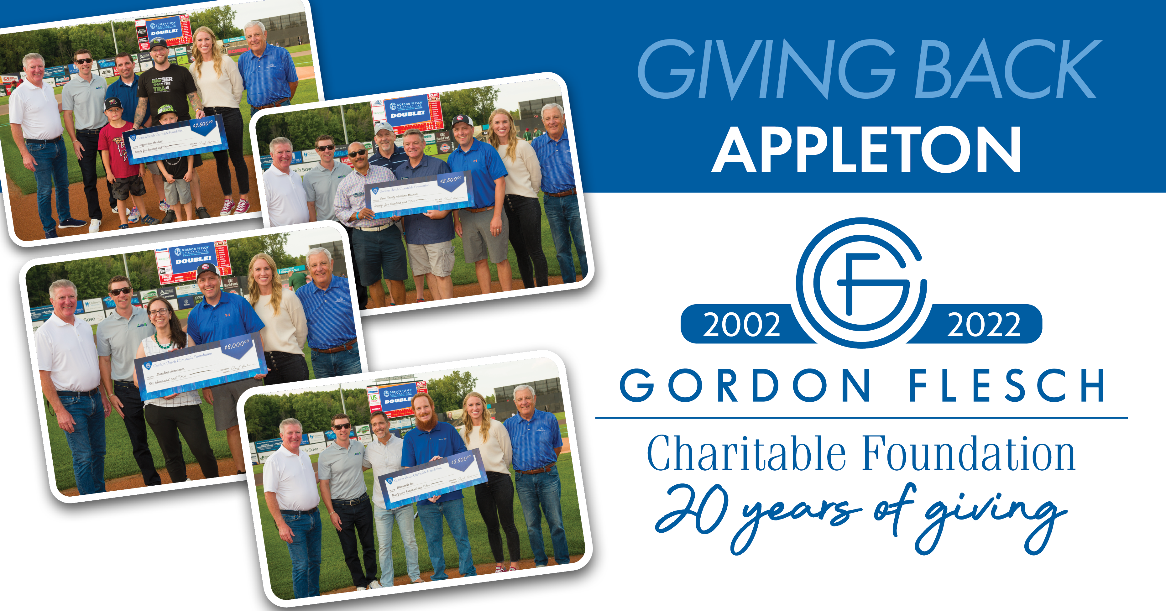 Gordon Flesch Charitable Foundation Donates $14,500 to Appleton-Area Charities