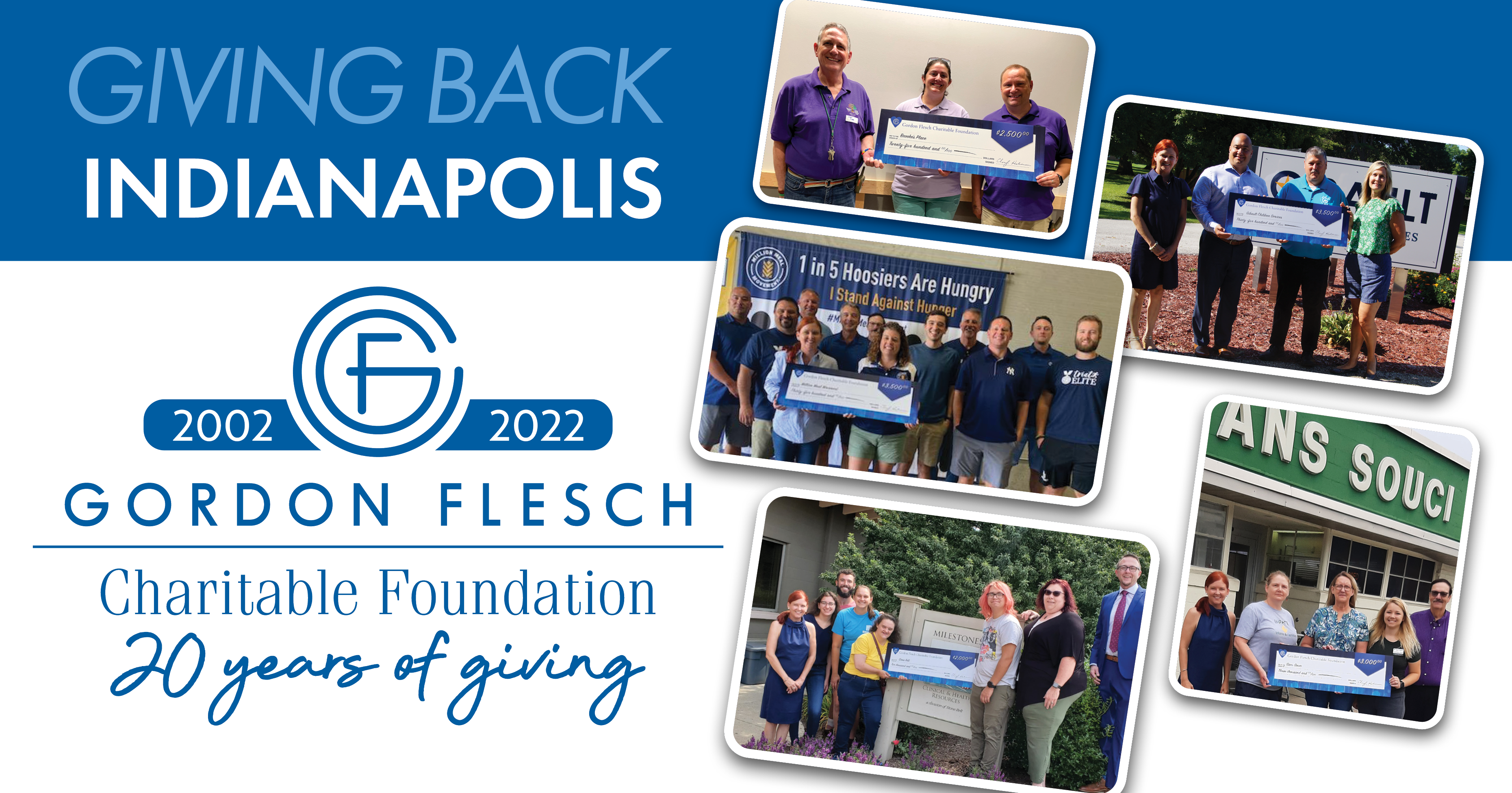 Gordon Flesch Charitable Foundation Donates $14,500 to Indiana-Area Charities