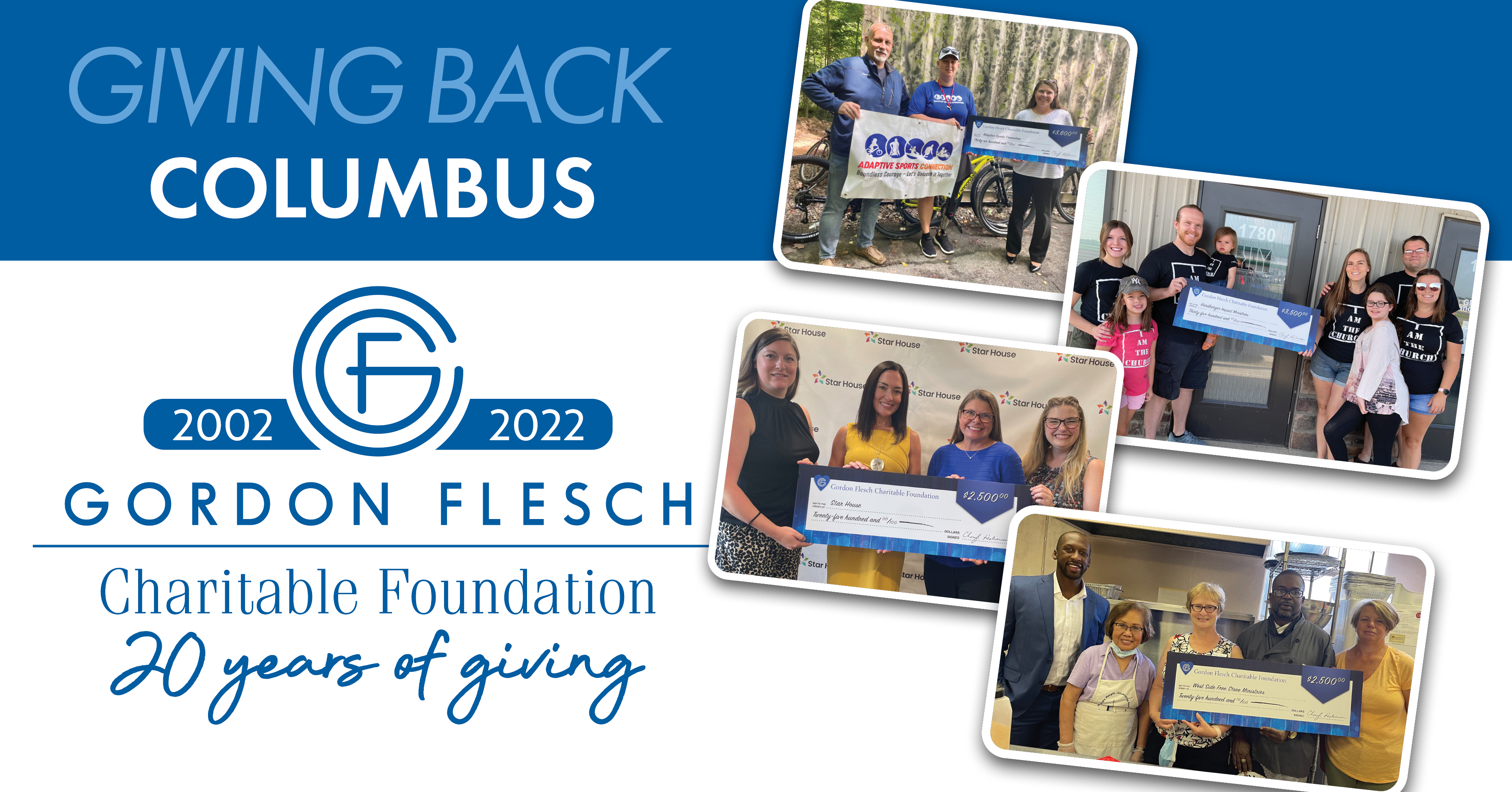 Gordon Flesch Charitable Foundation Donates $12,100 to Ohio-Area Charities