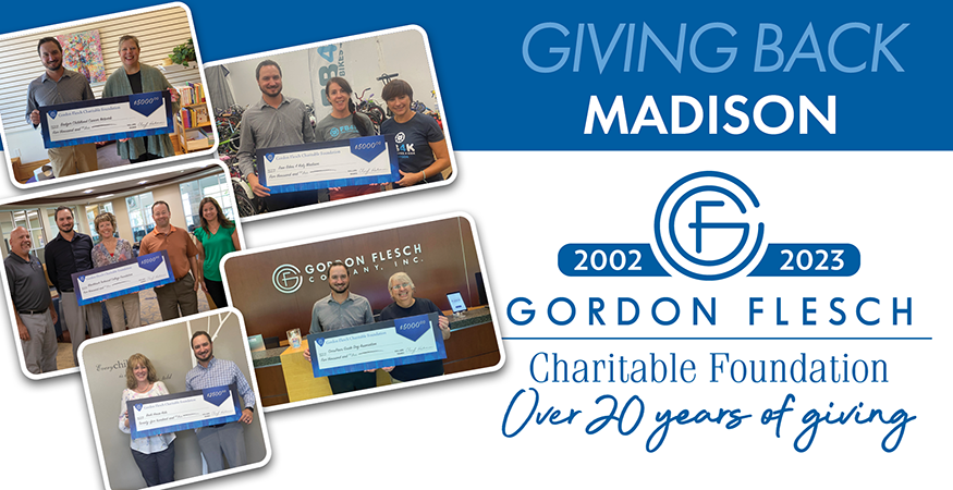 Gordon Flesch Charitable Foundation Donates $22,500 to Madison Charities