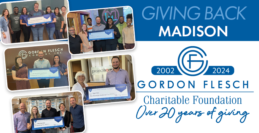 Gordon Flesch Charitable Foundation Donates $23,500 to Madison Area Charities in 2023