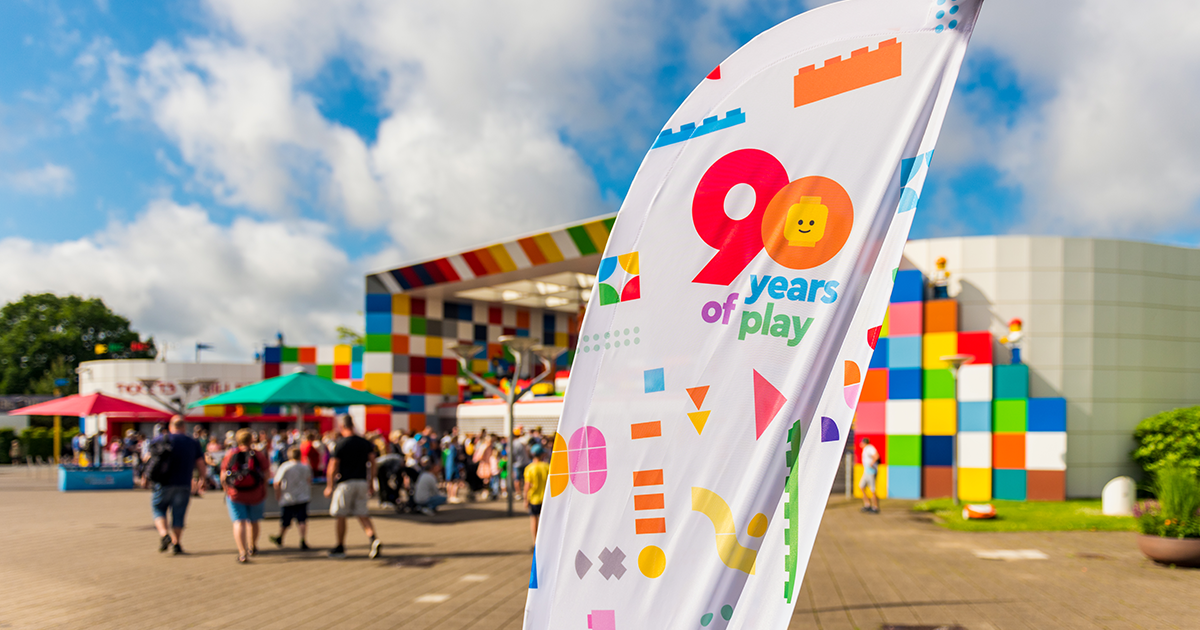 colorful banner at an event