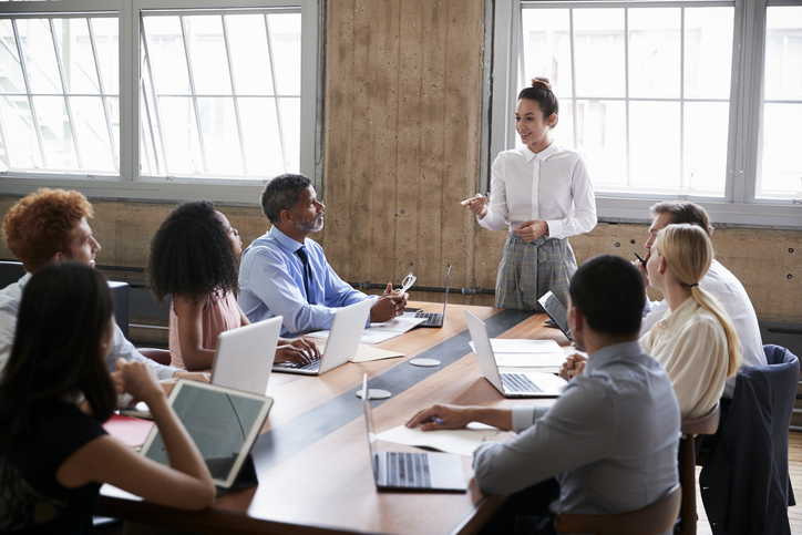 People in conference room