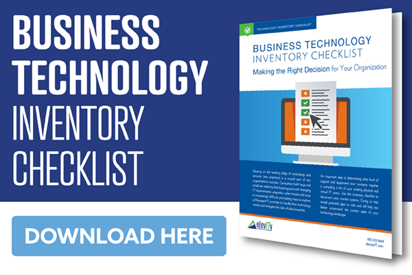 BUSINESS TECHNOLOGY INVENTORY CHECKLIST