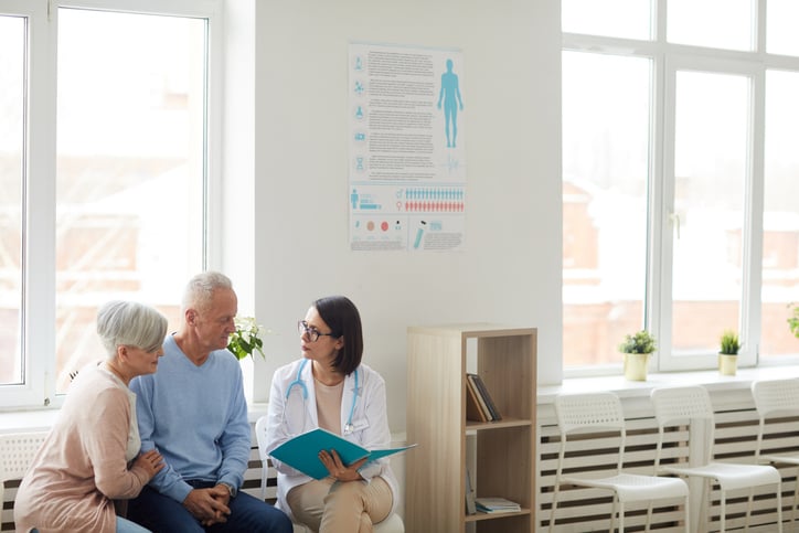 doctor and patient discussing next steps