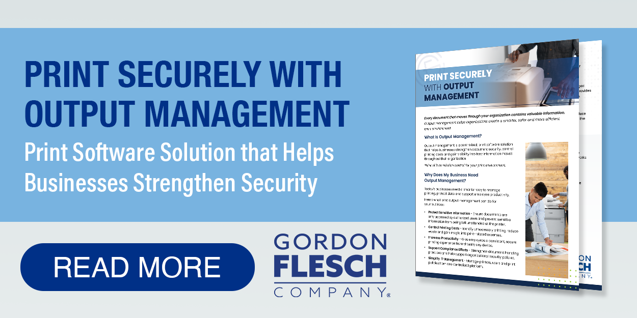 Print Securely With Output Management